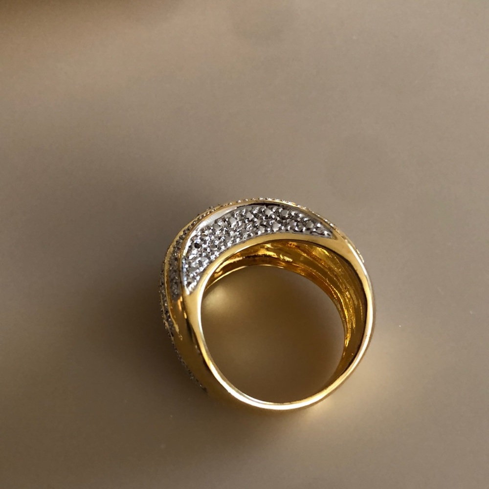 Gold Plated Statement Ring - image 5